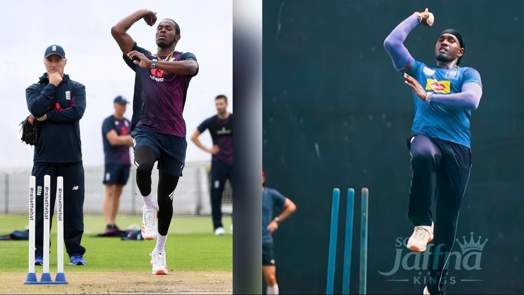 Jofra Archer reacts to Chamindu Wickramasinghe's Bowling Action