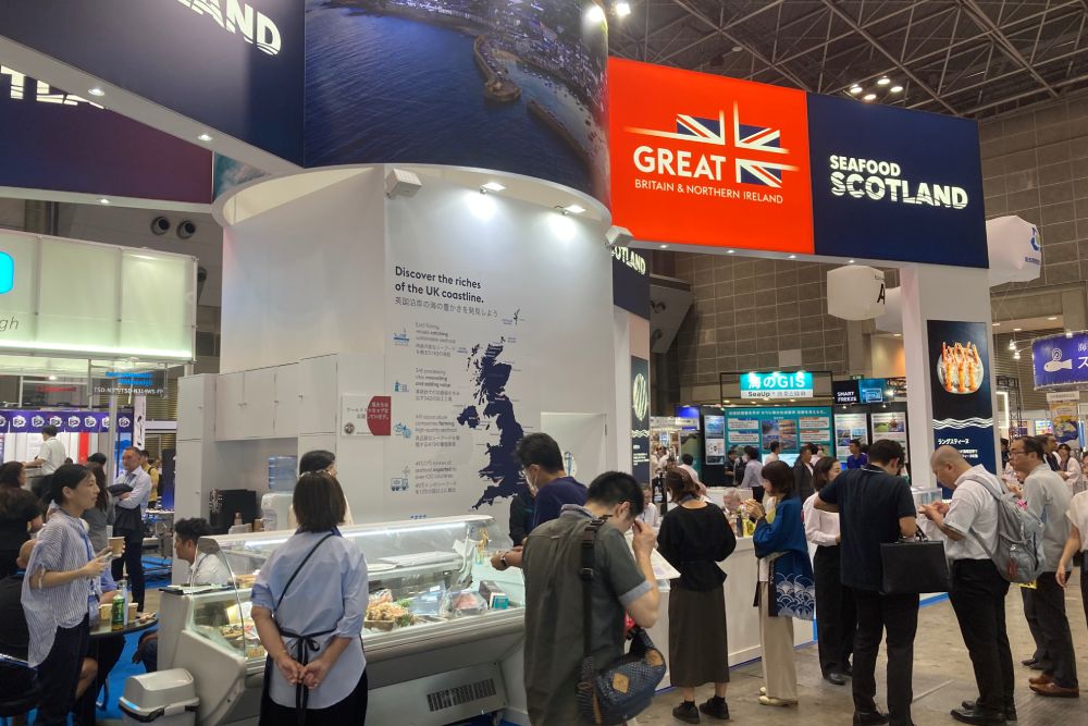 UK seafood exporters can apply for a place on the UK pavilion at the 2026 Japan International Seafood & Technology Expo in Tokyo.