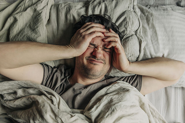 Waking up in the morning