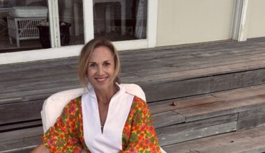 Newlywed glow! Harriet Sperling, Peter Phillips’ wife, shows off her natural beauty in a floral mini dress
