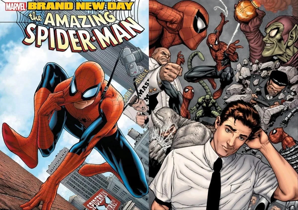 Steve McNiven's art for Spider-Man: Brand New Day from 2007.