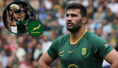 Springboks: Wrong Damian! Broadcaster blunder denies Willemse an award in milestone match