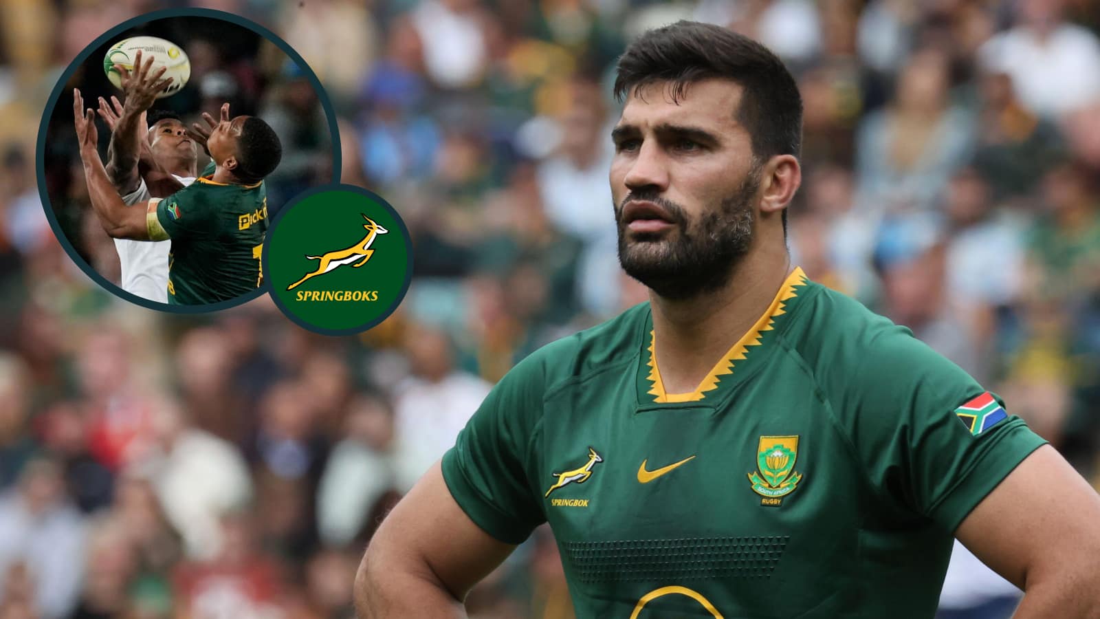 Springboks: Wrong Damian! Broadcaster blunder denies Willemse an award in milestone match
