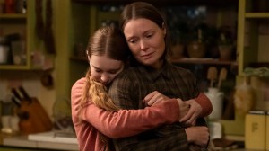 Summer H. Howell and Samantha Sloyan in 'Carrie'