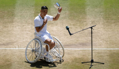 Oda retains singles crown as Vink claims fourth quad title - Wimbledon