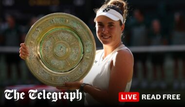 Noskova overcomes second-set collapse to win Wimbledon women’s title