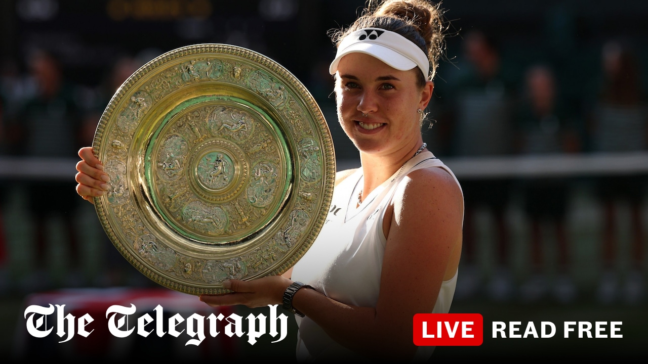 Noskova overcomes second-set collapse to win Wimbledon women’s title