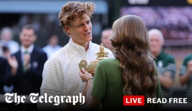 Sinner beats Zverev in battle of the serves as world No 1 retains Wimbledon title