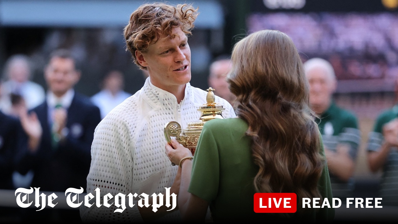 Sinner beats Zverev in battle of the serves as world No 1 retains Wimbledon title