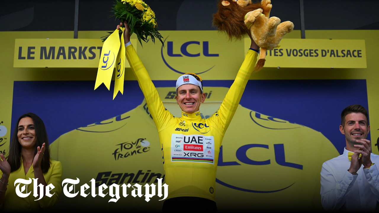 Mark Cavendish’s Tour de France record under threat from unstoppable Tadej Pogacar