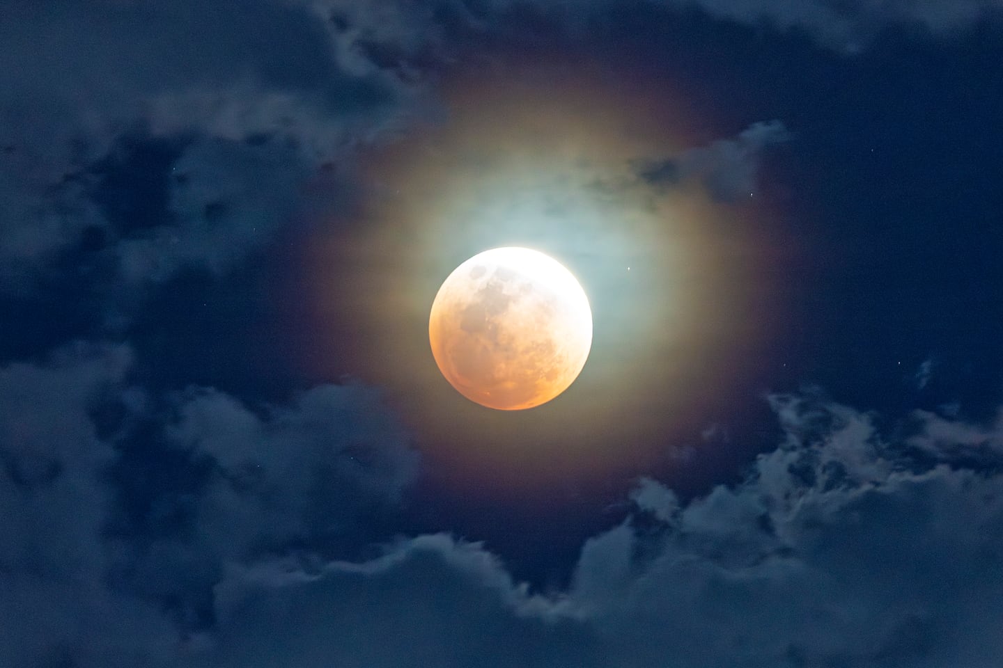 The Moon passes through the Earth’s shadow, resulting in a lunar eclipse on March 3, 2026, as seen from the Philippines. During totality, the lunar disk transforms into a "blood moon," as it bathes in the red-orange refracted light of every sunset and sunrise happening on Earth at that moment. 