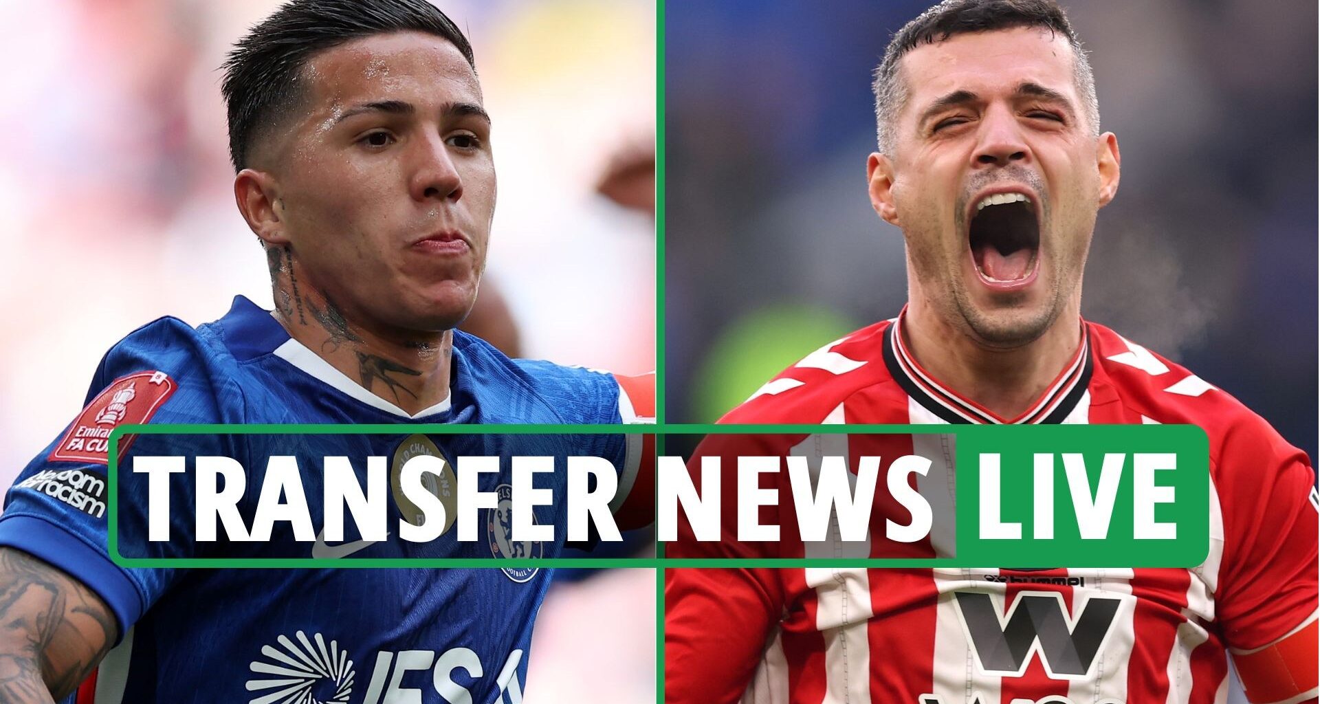 Transfer news LIVE: Chelsea 'dealt Xhaka BLOW', Real Madrid DENY Fernandez links, AC Milan 'target' Van Dijk