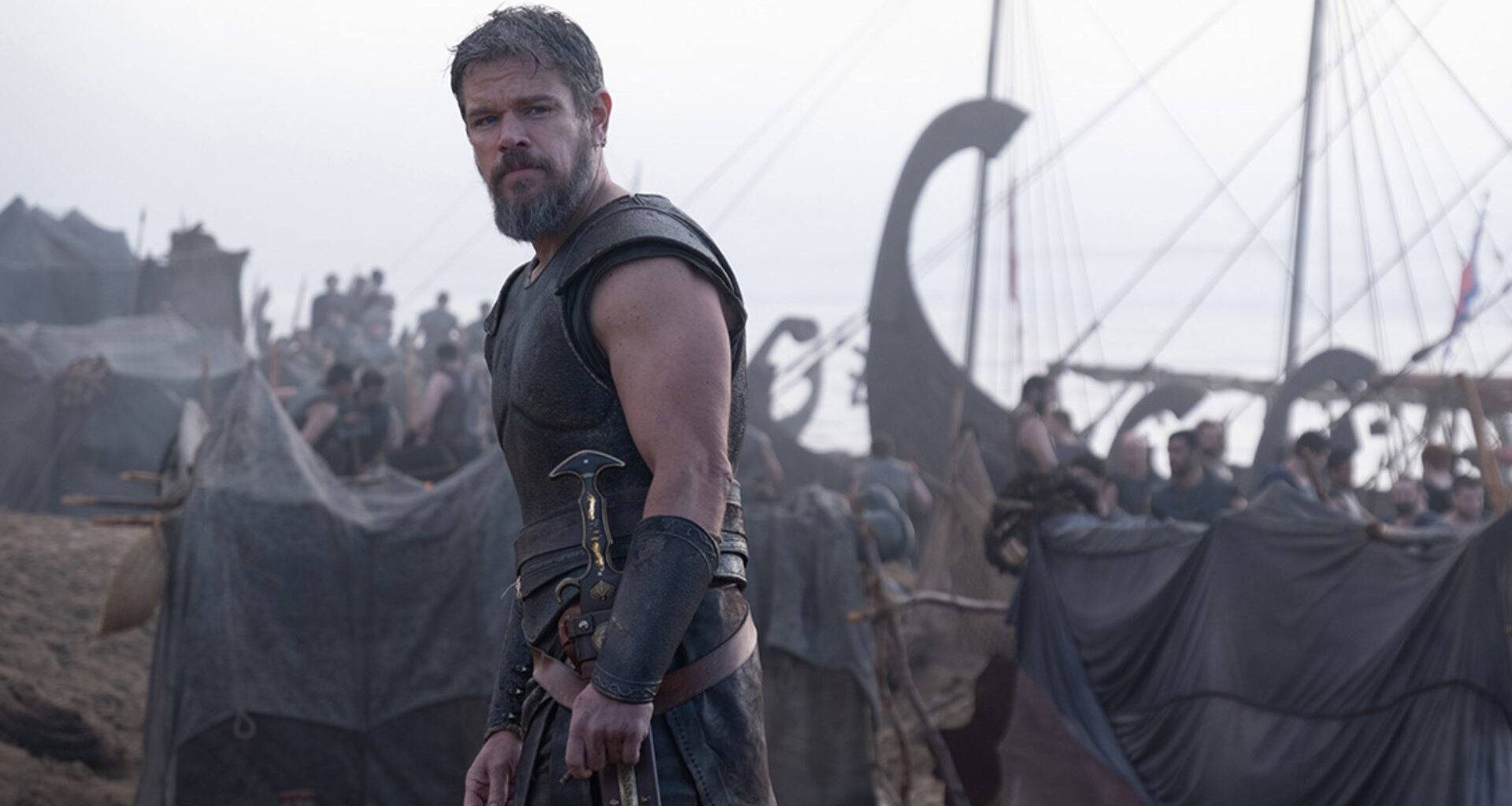 Matt Damon as Odysseus in The Odyssey