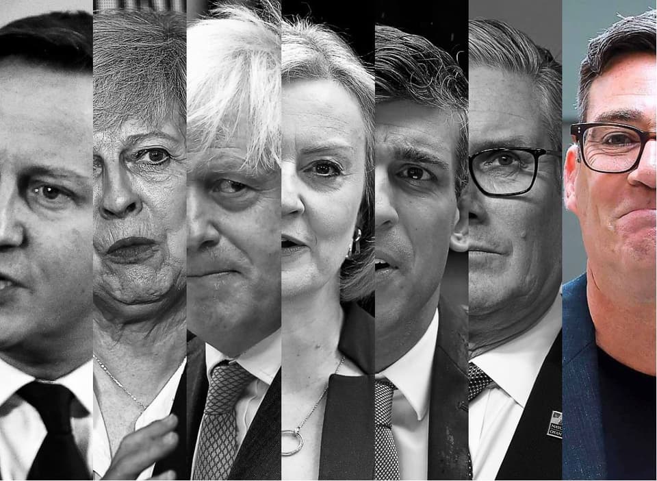 UK Prime Ministers who preceded Andy Burnham