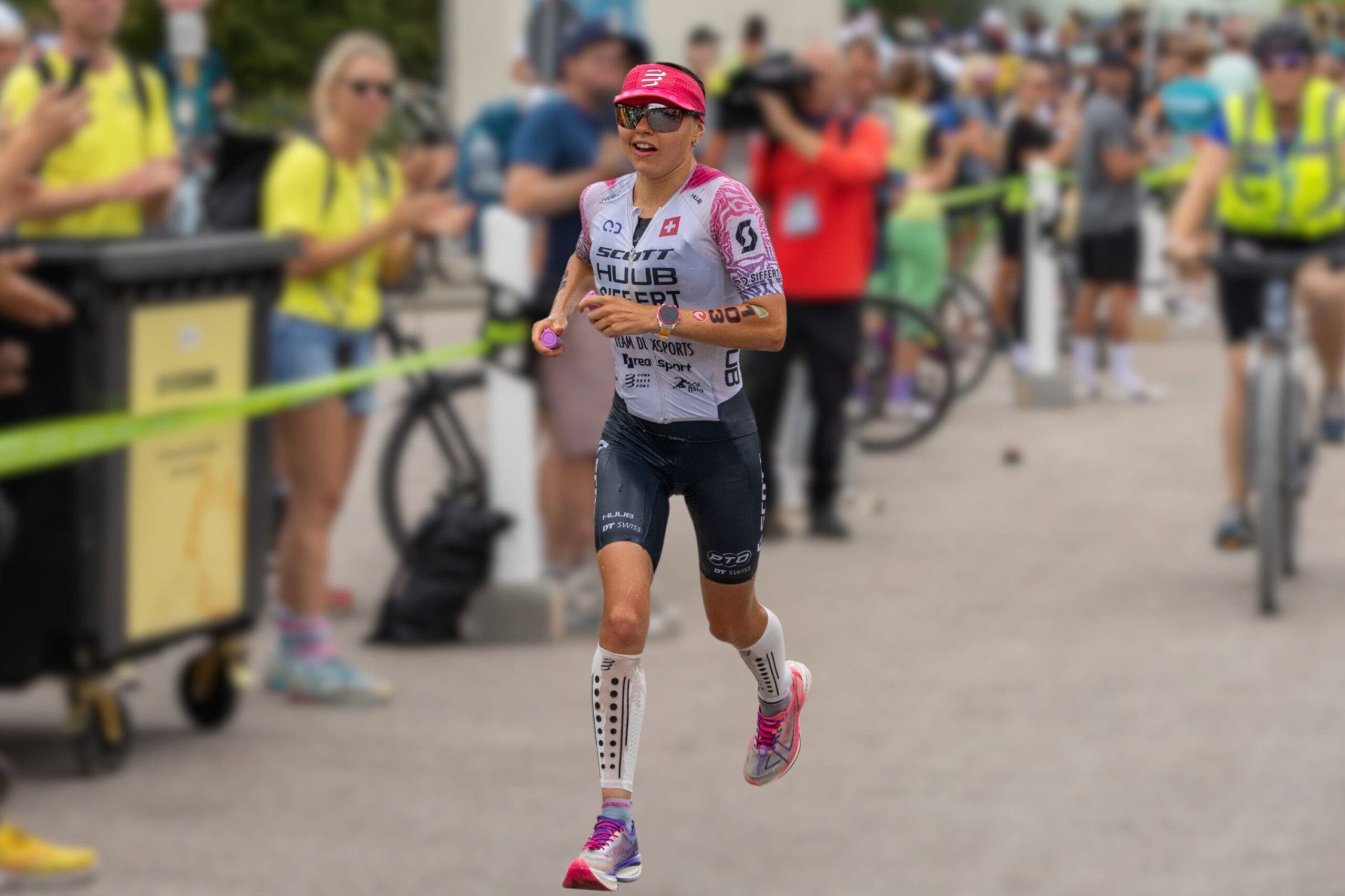 Alanis Siffert runs to the win at Challenge Roth triathlon 2026.