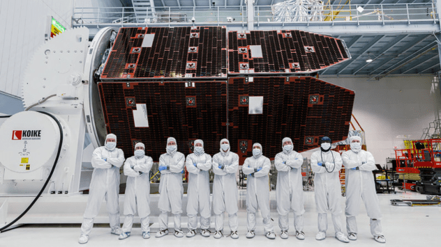 Technicians at NASA's Goddard Space Flight Center recently installed NASA's Nancy Grace Roman Space Telescope's solar array Sun shield - the set of solar panels that will travel with Roman a million miles away into space.
