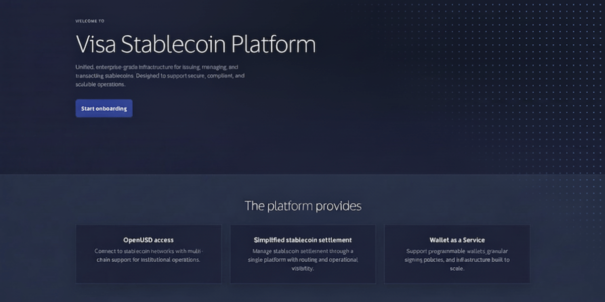 Exclusive: Visa launches new platform to provide stablecoin services to more than 200 million merchants