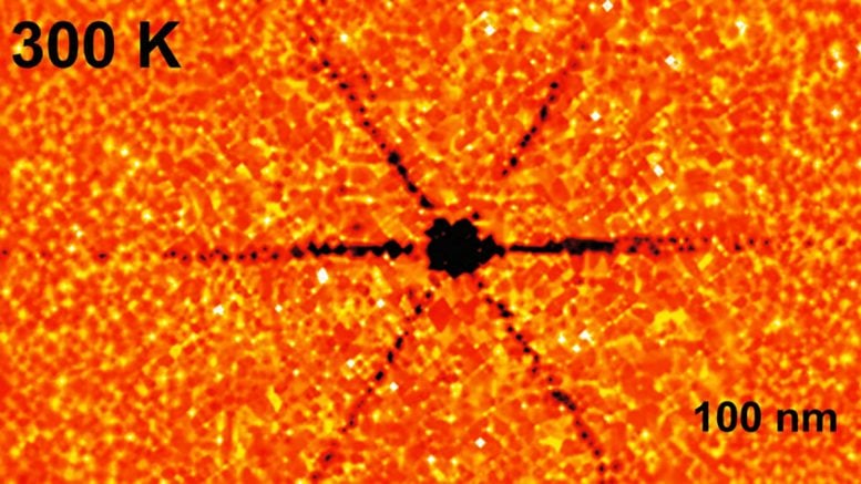 Visualization of Ray Like Heat Flow in Boron Arsenide at 300 K