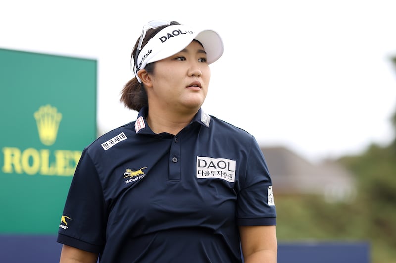 Haeran Ryu at Royal Lytham & St Annes on Tuesday. Photograph: Charlie Crowhurst/R&A via Getty Images
