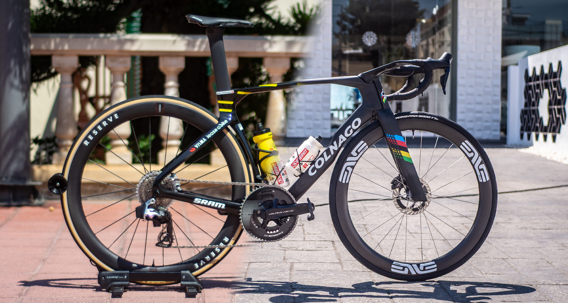 Race bikes merged together