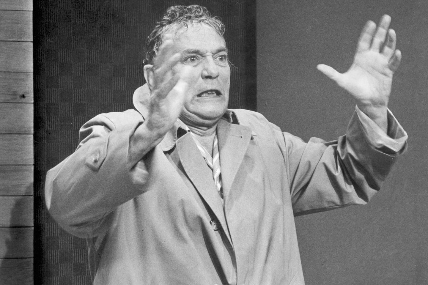 Peter Finch in the film "Network."