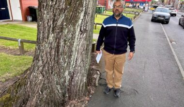 Cllr Vohra on St George's Road. Credit: Blog Preston
