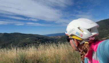 Lisa Charlebois looks out to the climbs