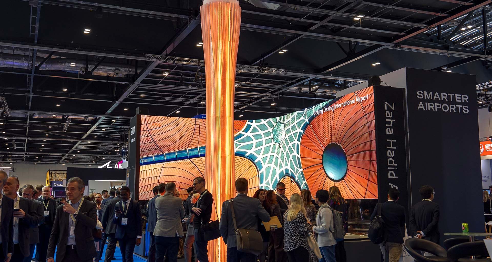 Six-Meter Tower for Passenger Terminal Expo. Photo via Zaha Hadid Architects.