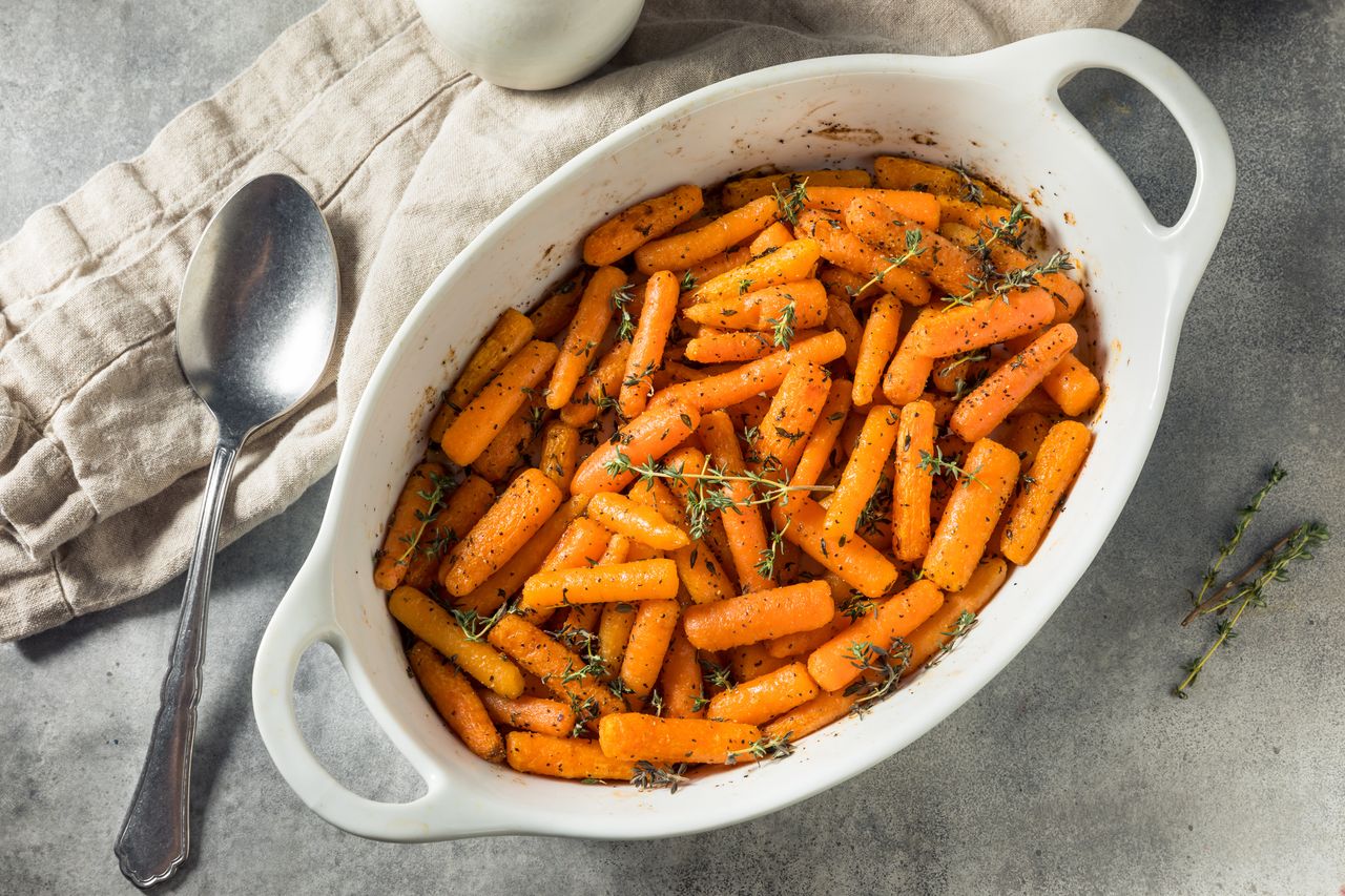 Cooking carrots can give you more beta-carotene, an antioxidant plant pigment.Credit: bhofack2 / Getty Images