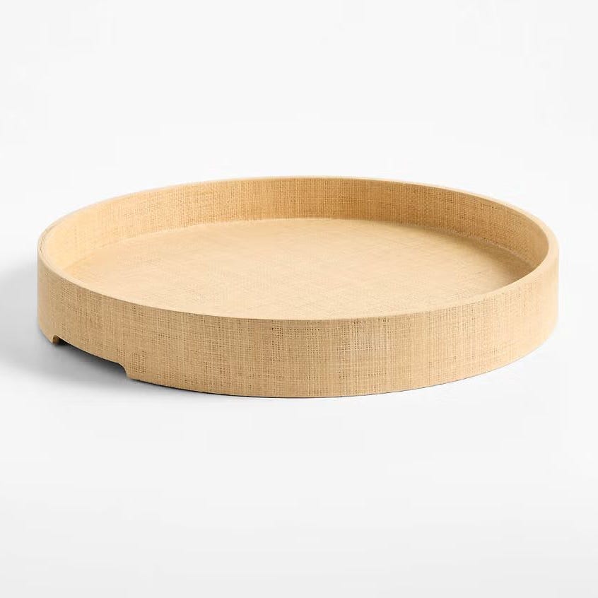 Palmer Raffia Tray