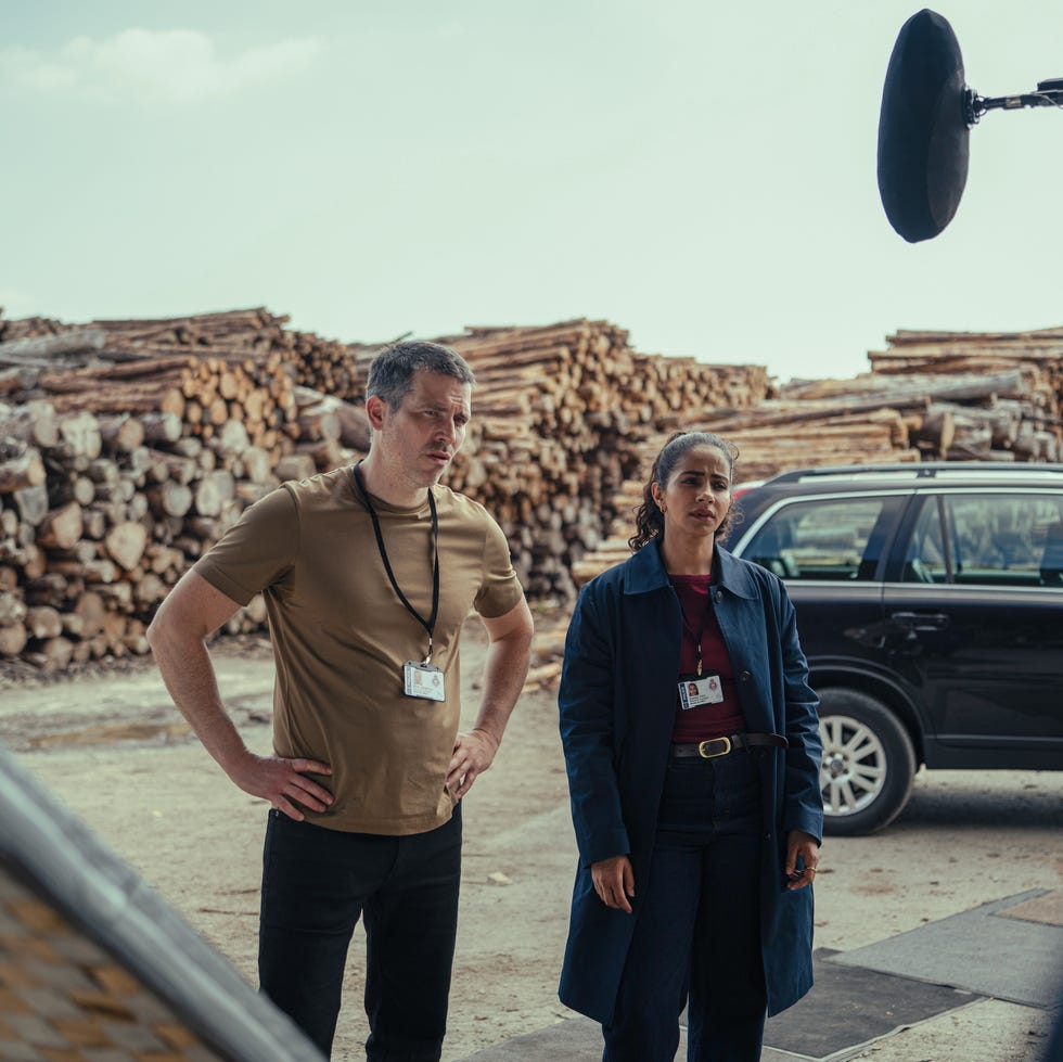 ben cooper (rob james collier) and diane fry (mandip gill) ben cooper (rob james collier) and diane fry (mandip gill)