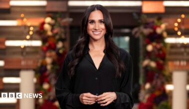 Meghan, Duchess of Sussex, during her appearance as a guest on MasterChef Australia