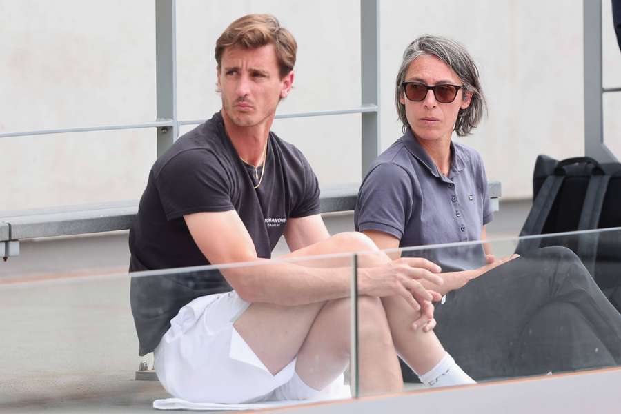 Lorenzo Frigerio and Francesca Schiavone, coaching team of Lilli Tagger