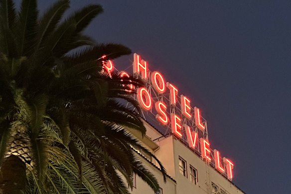 The Hollywood Roosevelt Hotel is steeped in LA and film industry folklore.