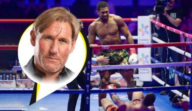 Anthony Joshua's trainer responds to Simon Jordan theory over Kristian Prenga KO: 'Earth is flat'