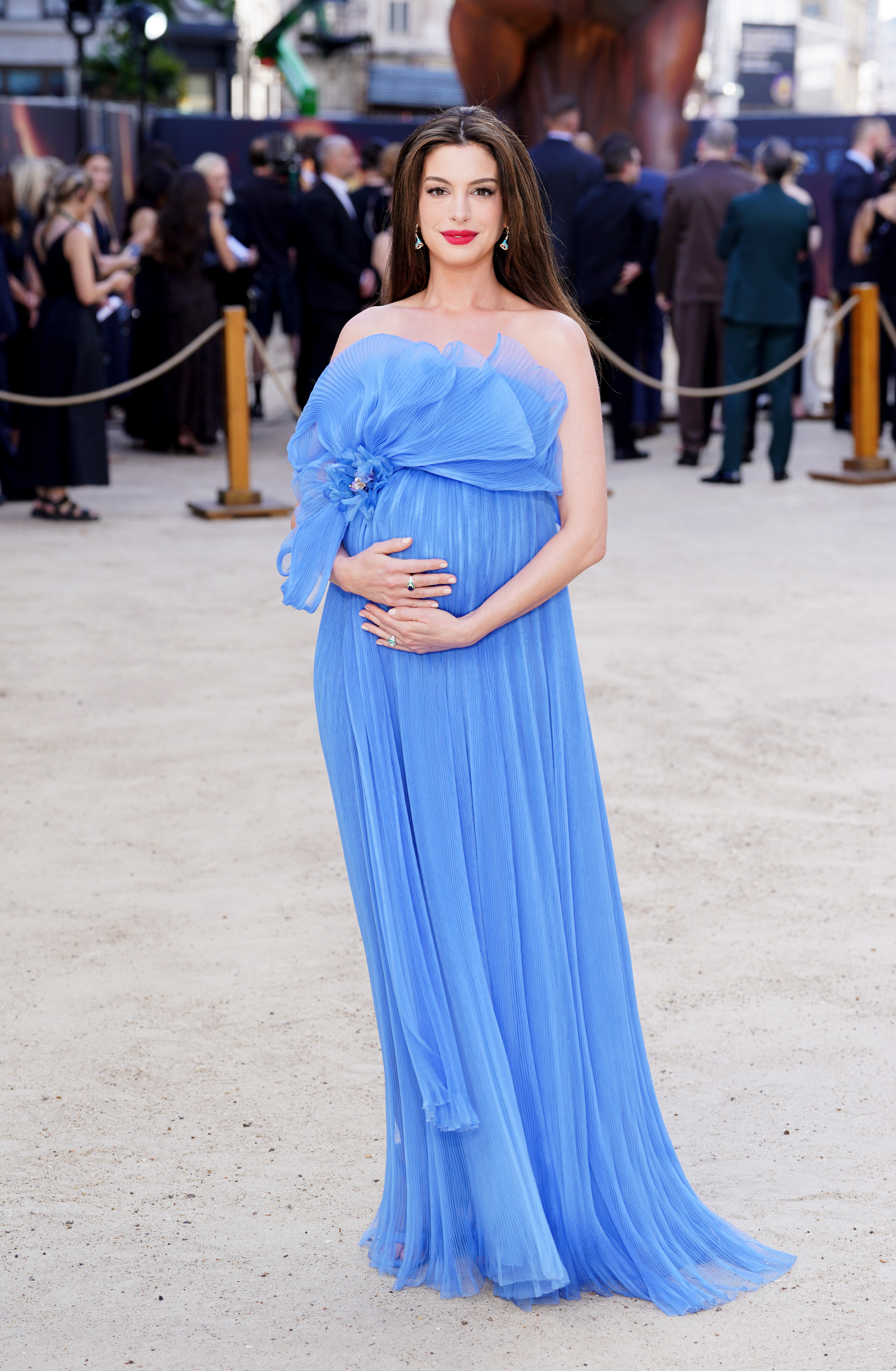 Anne Hathway attends the UK premiere of The Odyssey in London