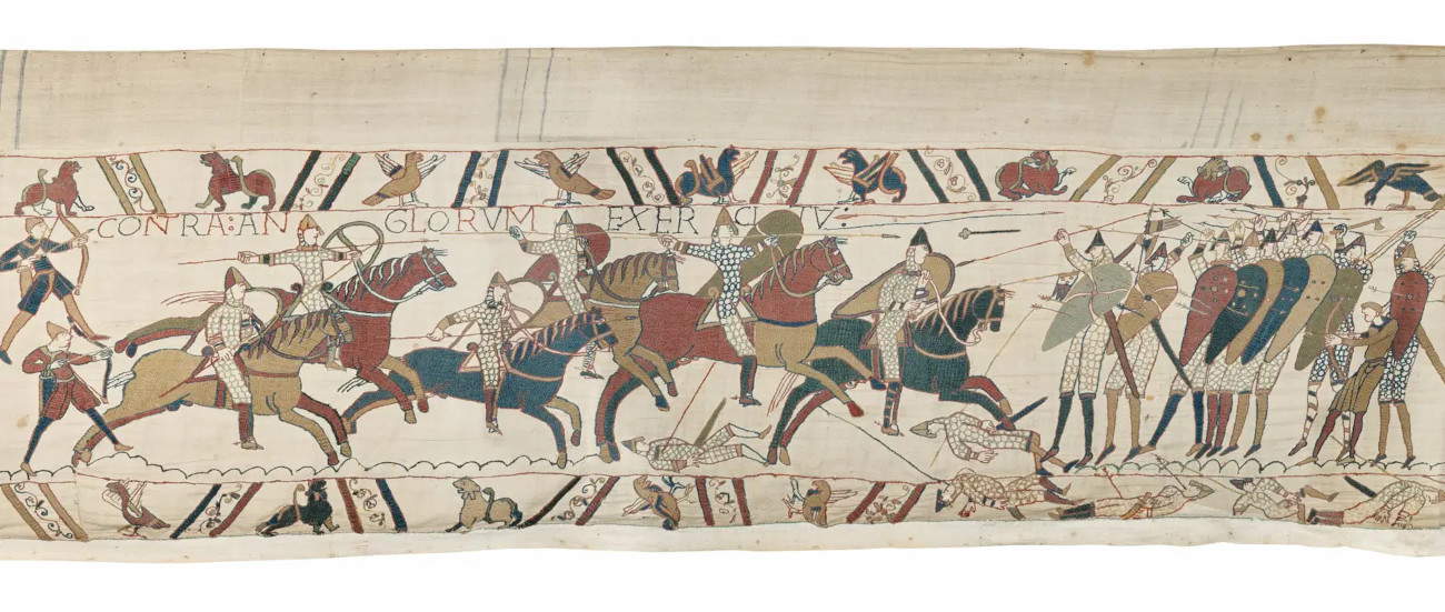 The Bayeux Tapestry © La Fabrique de patrimoines en Normandie. Photo: Antoine Cazin