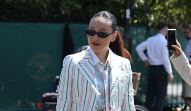 Bridgerton’s Yerin Ha Masters Wimbledon Style in Thom Browne