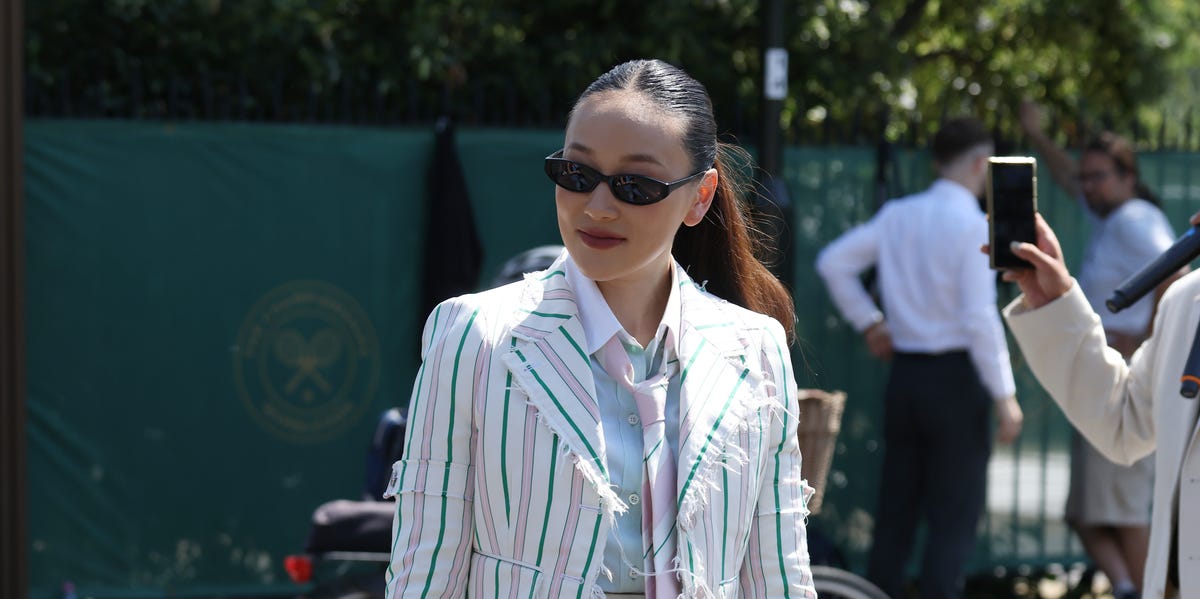 Bridgerton’s Yerin Ha Masters Wimbledon Style in Thom Browne