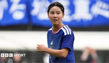 Manaka Matsukubo in action for Japan