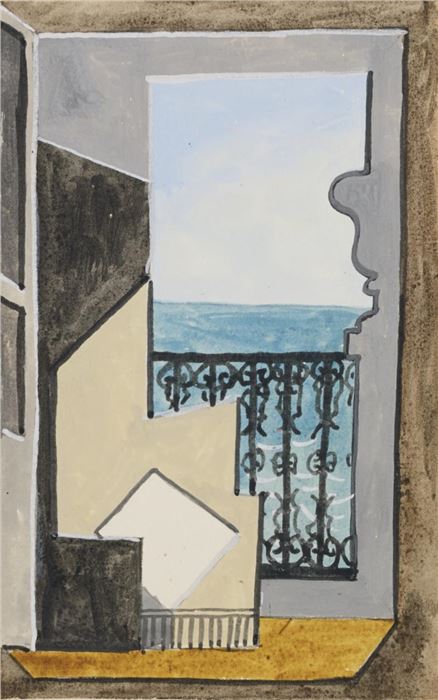 Pablo Picasso, BALCON SUR LA MER, 1919