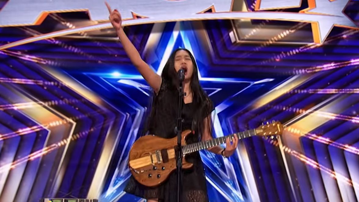 Nene Royal' performing on AGT