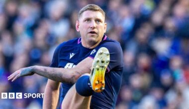 Finn Russell misses Scotland's Nations Championship opener in Argentina because of a calf injury