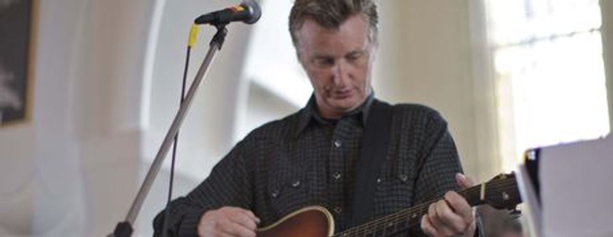 Billy Bragg performs at HMP Liverpool