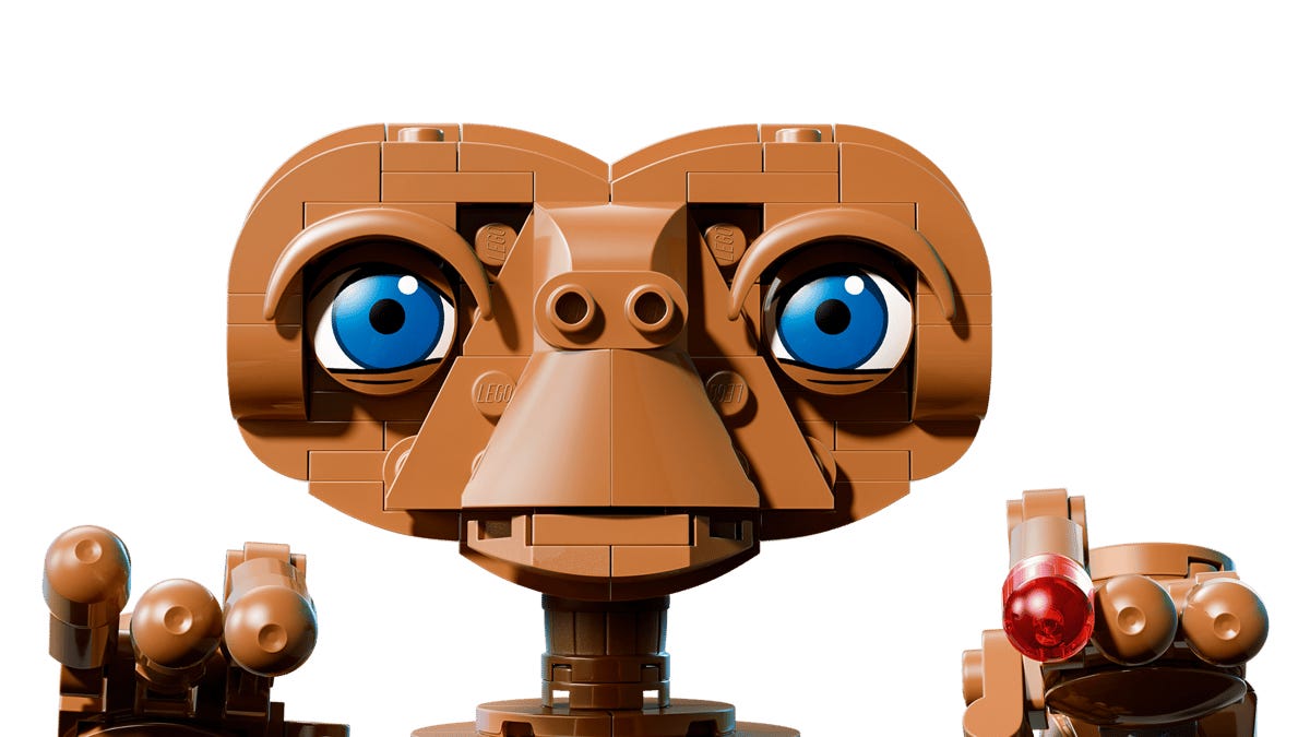LEGO Announces E.T. the Extra-Terrestrial Figure That's Roughly Quarter Life Size