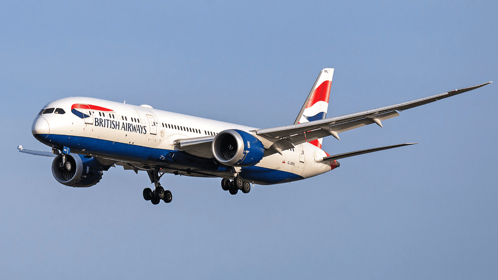 British Airways jet