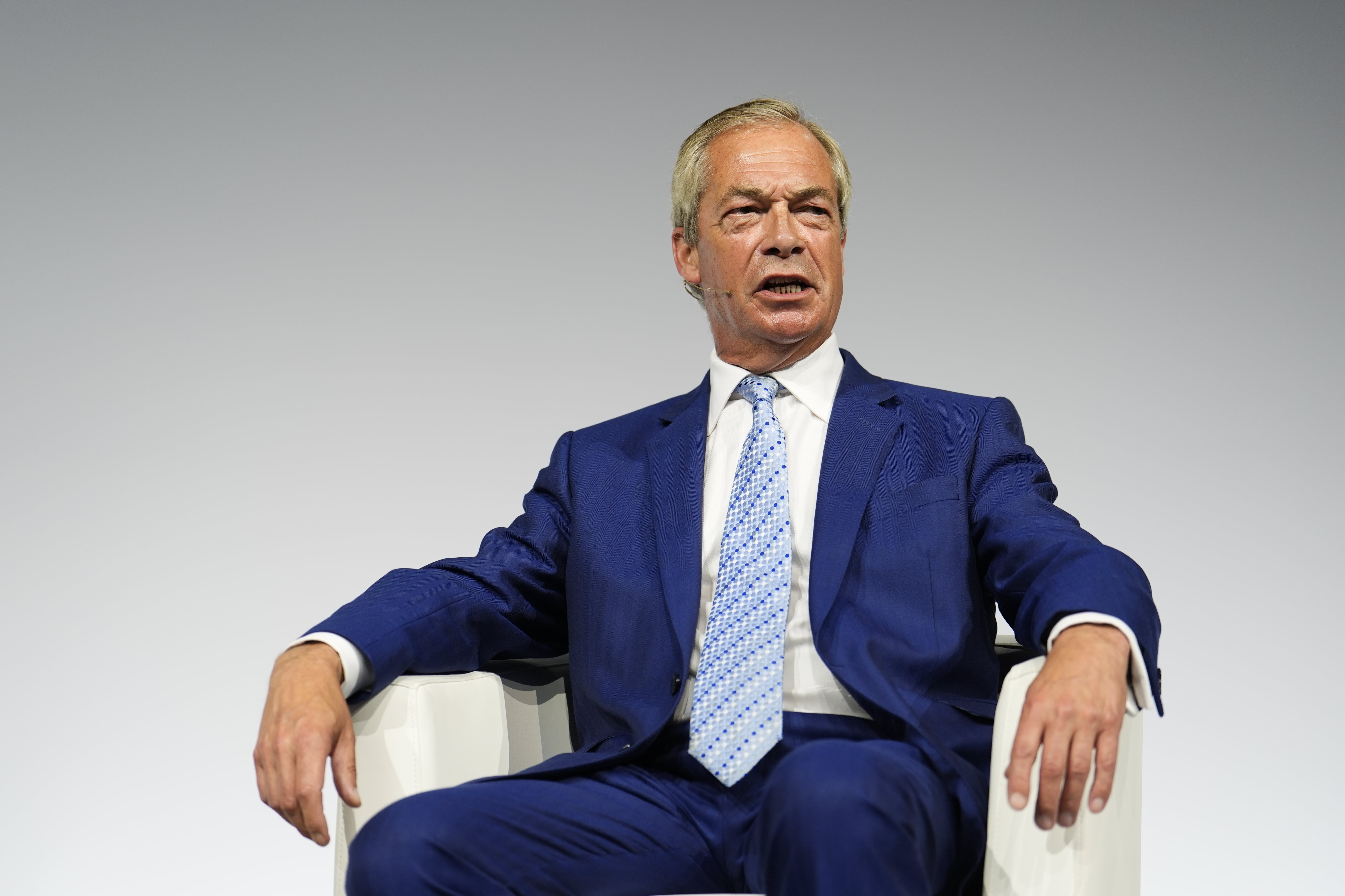 Reform UK leader Nigel Farage (Jordan Pettitt/PA)