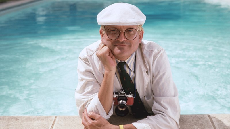David Hockney’s pool paintings invited us all to dive into art