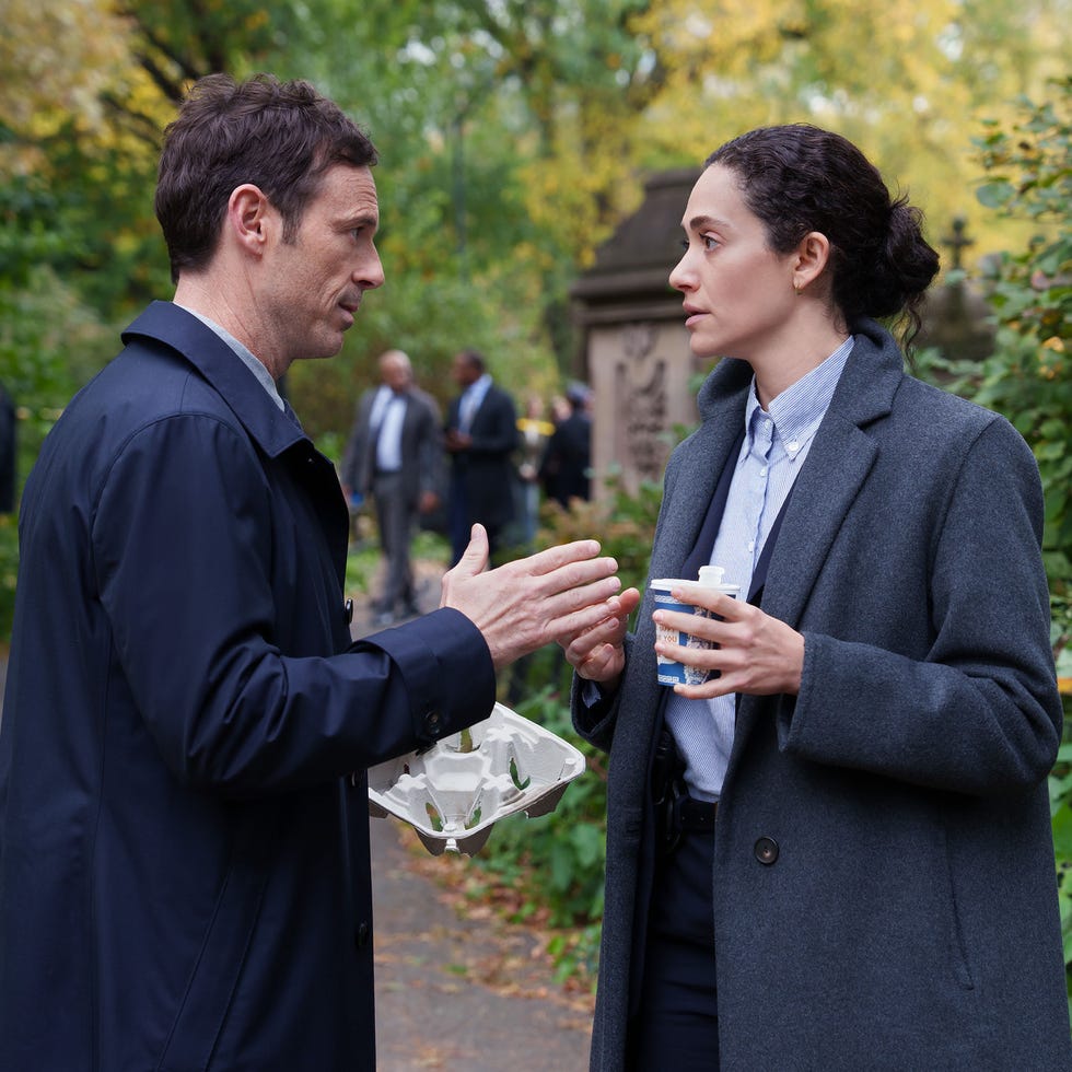 SCOOT MCNAIRY, EMMY ROSSUM furious “first look” from creator and executive producer elizabeth meriwether, "furious" follows an fbi agent, alice black (emmy rossum) on the hunt for a mysterious and calculating female serial killer. both walk their own paths toward justice, and as their lives start to intertwine, the line between right and wrong begins to blur. (disney/sarah shatz)scoot mcnairy, emmy rossum