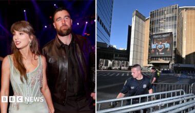 Taylor Swift and Travis Kelce spotted in New York this week.